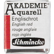 Valor Schmincke Akademie Aquarell Yarım Tablet Sulu Boya 666 English Red