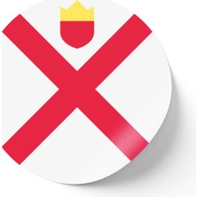 İberk 30 Adet - 5.5 cm Sticker Etiket - Vektörel Ülke Bayraklı Jersey Bayrağı