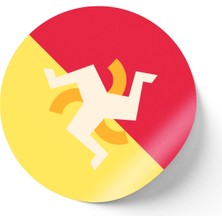 İberk 30 Adet - 5.5 cm Sticker Etiket - Vektörel Ülke Bayraklı Bhutan Bayrağı