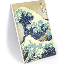 Valor Retronotethe Great Wave Off Kanagawa, Hokusai 1829-32, Vintage Defter Iii, Çizgisiz, 96 Sayfa, Ipli
