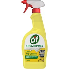 Valor Cif Krem Sprey Ultra Yağ Çözücü Yüzey Temizleyici Limon 750 ml
