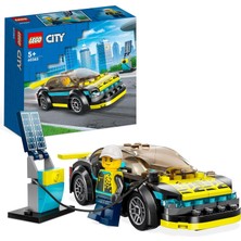 Valor Lego® City Elektrikli Spor Araba 60383-5 Yaş ve Üzeri Çocuklar Için Oyuncak Şarj Istasyonu ve Sürüc