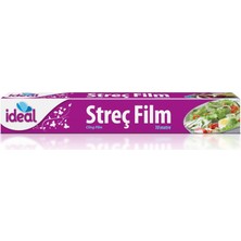 Valor Ideal Streç Film 30 cm x 10 Mt, Şeffaf Gıda Saklama Streci Bpa Içermez, Koku Hapsi, Kapak Görevi Gö