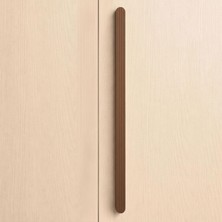 Valor Anzer Çizgili Saten Bronz Çekmece Kulp 992 mm Modern Uzun Dolap Kulp Şık Tasarım Dayanıklı Metal