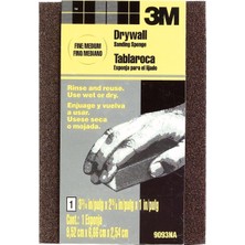 Valor 3m Küçük Alan Alçıpan Zımpara Süngeri, 9,5 cm x 6,7 cm x 2,5 Cm, Ince/orta