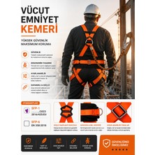 MGZ Paraşüt Tipi Tam Koruma Emniyet Kemeri