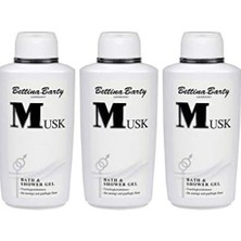Valor Bettina Barty Musk Banyo ve Duş Jeli 3 x 500 ml