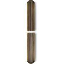 Valor System 9022 Line-Çizgili Kulp Antik Renk Tek Adet 224 mm Antik Tek Ebat SSY9022 0224 Abm