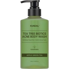 Valor Kundal Akne Eğilimli Ciltler Için Vücut Şampuanı Tea Treebiotics Acne Body Wash (Apple Green Tea)
