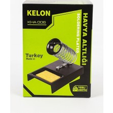 Valor Kelon Havya Altlığı, Lehim Sehpası, Metal Tabanlı, Stabil, Sehpa, Tutucu, Otomatik Kapanan Emniyetl