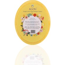 Valor Agon Doğal El Yapımı Limon Özlü Sabunlu Vücut Duş Süngeri 125 gr