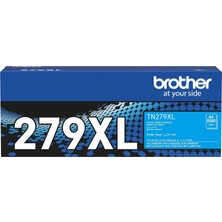 Valor Brother TN-279XLC Cyan Mavi Toner HL-L3280CDW DCP-L3520-3560 MFC-L3720-3760-8390 2.300 Sayfa