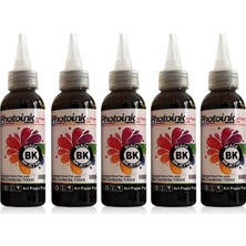 Valor Photoink Epson Uyumlu Kuşe Mürekkebi, 500 Ml. Siyah Kuşe Matbaa Mürekkebi