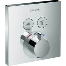 Valor Hansgrohe Showerselect Modern Minimalist Otomatik Sıcaklık Kontrolü 1 Kulplu 6" Geniş Termostatik D