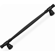 Valor Gözde Siyah Çekmece Kulp 160 mm Modern Tasarım Dayanıklı Dolap Kapak Kulpu Mobilya Aksesuarı