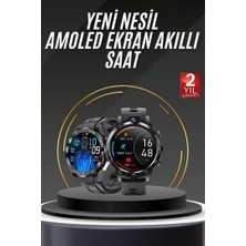 Zero Land Kmrsfres Akıllı Saat Yeni Model Sesli Asistan Bildirim Görme Bluetooth Bağlantılı Müzik