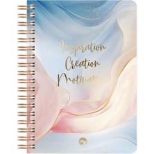 Valor Le Color Marble Spiralli Defter Kareli Inspiration 17X24 cm