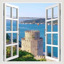 Valor Pencere Poster Duvar Kağıdı Rumeli Hisarı Yapışkanlı Sticker