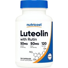 Nutricost Luteolin With Rutin Complex  (Ösg Özel Sporcu Gıdaları) 100MG (50MG Luteolin, 50MG Rutin) 120 Capsules.abd Menşei.