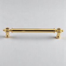 Valor Defne Metal Gold Altın Kulp 128 mm Mobilya Çekmece Mutfak Dolabı Dolap Kapak Kulpları Kulb Kulpu
