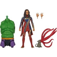 Valor Hasbro Marvel Legends Series Marvel Legends Ms. Marvel Aksiyon Figürü (Totally Awesome Hulk Baf), T