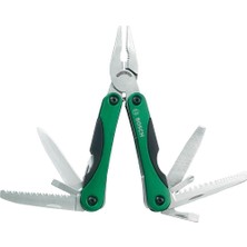 Valor Bosch - 12 Fonksiyonlu Çok Amaçlı Çakı, Ergonomik Tasarım, Uzun Ömürlü, Yeşil