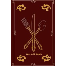 Valor Just Add Magic Cookbook: Just Add Magic Cookbook Journal For Writing, Size 6" x 9" 100PAGES