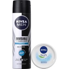 Valor Nivea Deo Sprey Inv B&w Fresh Erk 150ML + Nivea Soft 100ML