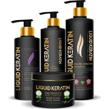 Valor Kuru Mat Sert Kabaran Saçlar Için 4'lü Keratin Bakım Seti