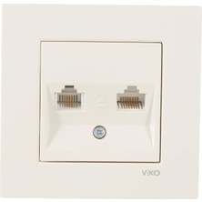 Valor Viko Karre Krem Datanümeris CAT6CAT3 A.opp