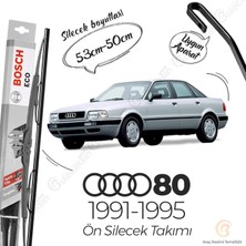 Valor Bosch Eco Ön Silecek Takımı Audi 80 1991-1995 ile Uyumlu