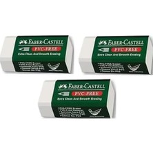 Valor Faber Castell Pvc Free No:30 Küçük Boy 3'lü Beyaz Silgi