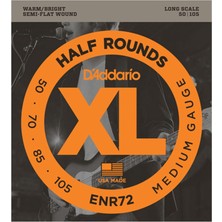 Valor D'addario ENR72 Bass Xl Nickel Saitensatz 0,13-0,27 cm (.050 -.105 Zoll)