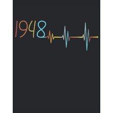 Valor 101 Mandalas - Malbuch Ekg Herzschlag Jahrgang 1948 Baujahr Heartbeat: Lustiges Retro Geburtstag De