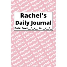 Valor Independently Published Personalized Daily Journal - Rachel: Pink Cover