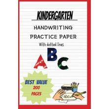 Valor Independently Published Kindergarten Handwriting Practice Paper With Dotted Lines