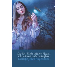 Valor Motivationstagebuch"die Zeit Fließt Wie Ein Fluss, Schnell Und Unbezwingbar.genieße Jeden Augenblic