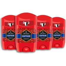 Valor Old Spice Captain Deodorant Stick 50 ml - 4 Adet