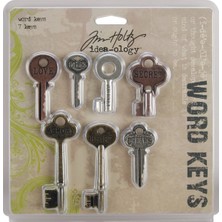 Valor Idea-Ology Metal Word Keys 1.5 " To 3 7/pkg