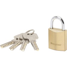 Valor Master Lock 2930EURD Ekstra Kalın Prinç Anahtar Asma Kilit, Altın, 5,4 x 3 x 1,4 cm