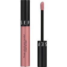 Valor Sephora Cream Lip Stain-E Vitamin Içerikli Uzun Süre Kalıcı Yoğun Pigmentli Ultra Mat Bitişli Ruj 5