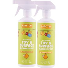 Valor Babyton Doğal Oyuncak ve Mama Sandalyesi Temizleyici 2'li Set 500 ml X2