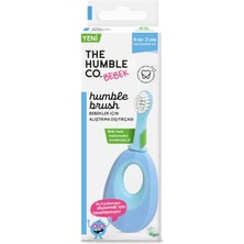 Valor The Humble Co. - Humble Brush Baby Bebekler Için Alıştırma Diş Fırçası - Mavi (Tavsi̇ye Yaş 6+ Ay -
