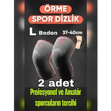 Valor L Beden 2 Li Set 3D Örme Sporcu Dizlik – Ağrı Azaltıcı, Diz Koruyucu Nefes Alabilir, Kompresyon Des