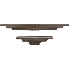 Valor System 9429 Modern Çizgili Kulp Fırçalı Bronze Renk 320 mm Çok Renkli