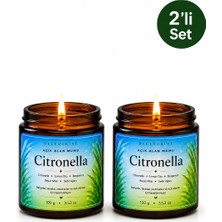 Decevorine Citronella Sivrisineğin Sevmediği Kokularla Tasarlanan Açık Alan Mumu 100 gr 2 Li Paket