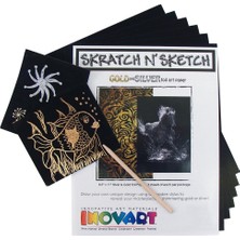 Valor Inovart 1108 Kazıma Kağıdı, 21,5 cm x 27,9 Cm, Çok Renkli