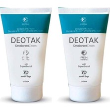 Valor Deotak Fresh Krem Deodorant 35 ml 2 Adet