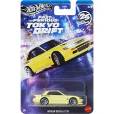 Valor Hot Wheels Hızlı ve Öfkeli Tokyo Drift Araba Nissan Silvia S13 Modeli Döküm Ölçeği 1:64 Uzunluk 7 C