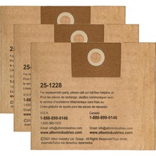 Valor Stanley 25-1228 Fits 2.5-3.5 Gallon Disposable Filter Bag Wet Or Dry Vacuum Cleaner, 3 Filter Bags